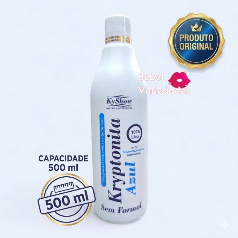 Escova progressiva Kriptonita Azul Kyshow 500ml
