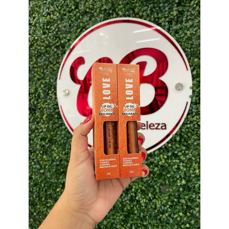 kit 2 Lip Oil Bomb Brilhante Cor 54 - 5ML - MAX LOVE