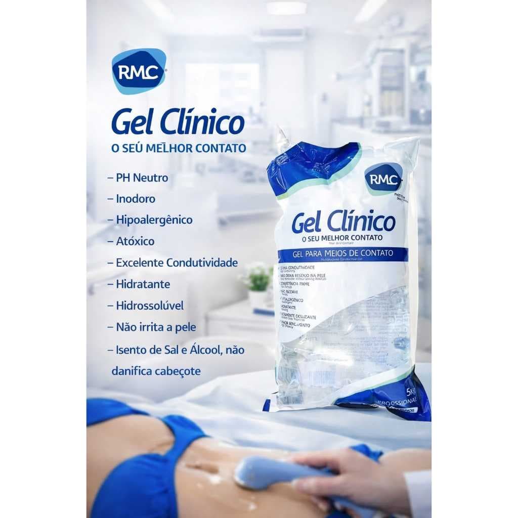 Gel Clínico Condutor Incolor 5Kg RMC