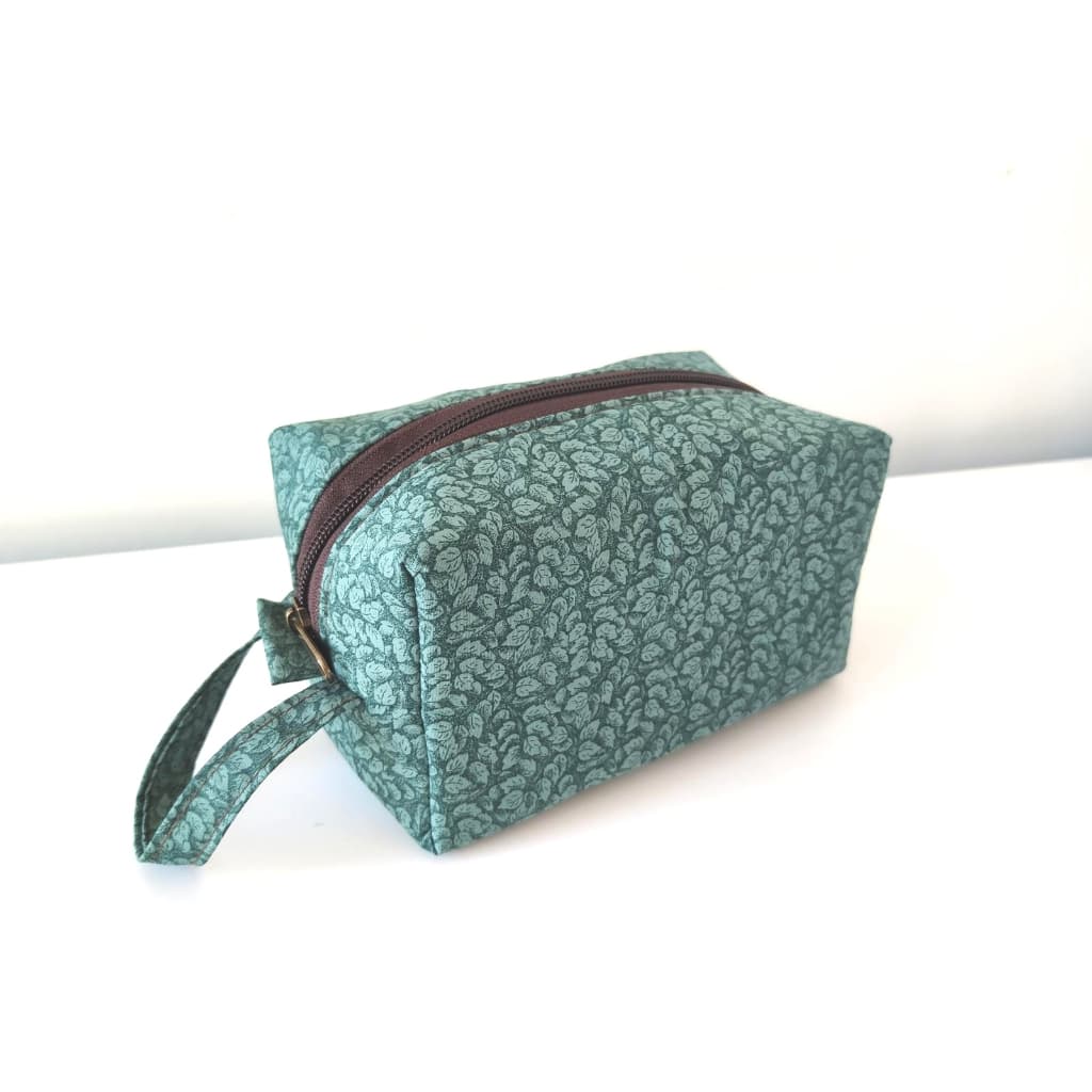 Nécessaire acolchoado modelo box Tamanho M necessaire estojo de tecido