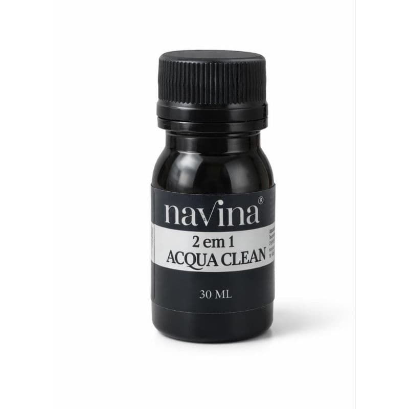 Navina Acqua Clean 2 em 1 30ml Limpador de Cílios Profissional Pré Extensão