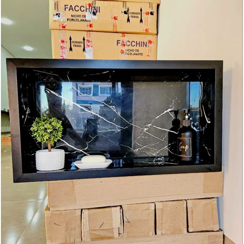 NICHO PORTA SHAMPOO DE PORCELANATO 60X30CM  ENVIO EMEDIATO.