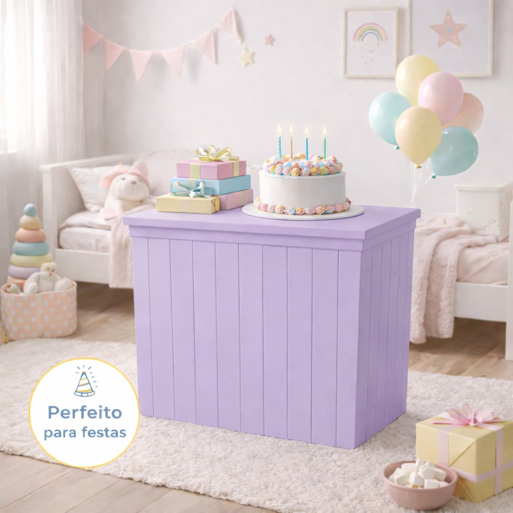 Mesa Desmontável Decoração Festa Pegue e Monte MDF