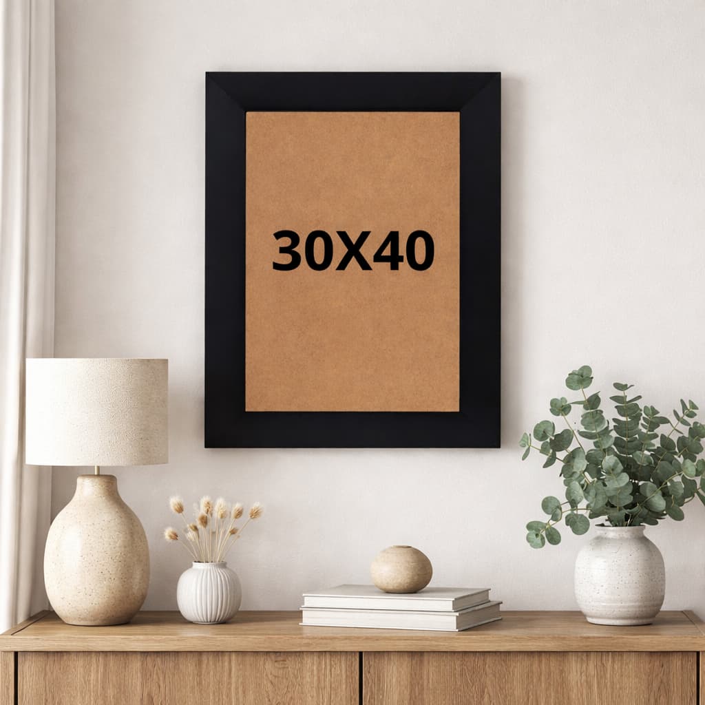 Moldura 30x40cm Quadro C/Vidro Decorativo Parede