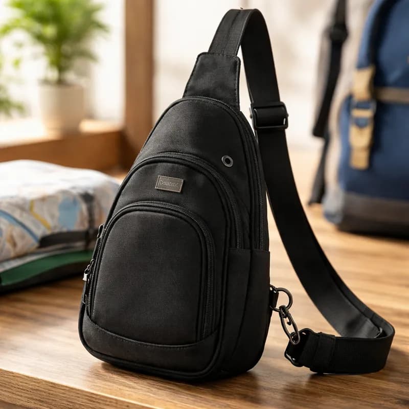 Bolsa Tática Transversal Peito e Ombro Impermeável Viagem Esportivo ao Ar Livre Sling Sport Unisexx