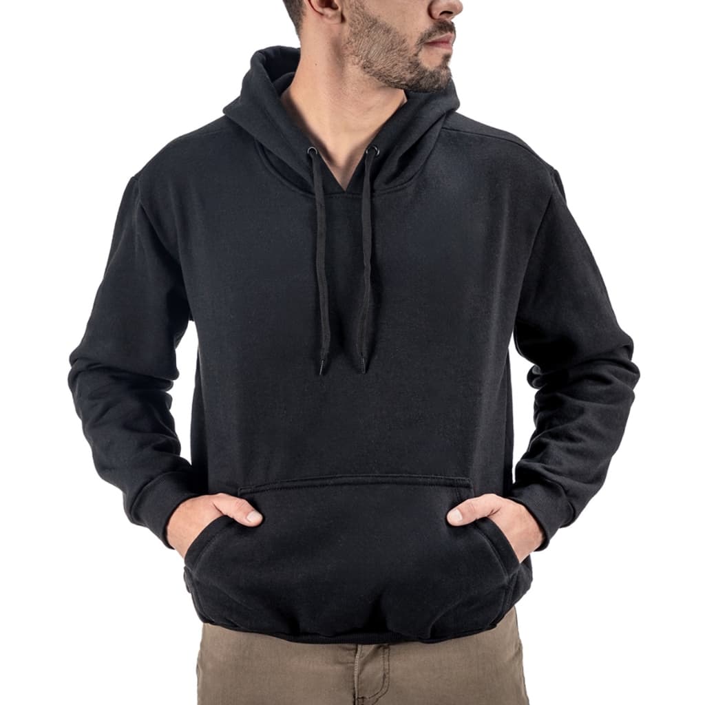 Moletom Canguru Com Capuz Liso Blusa de Frio Unissex Algodão Com Bolso Casaco Inverno