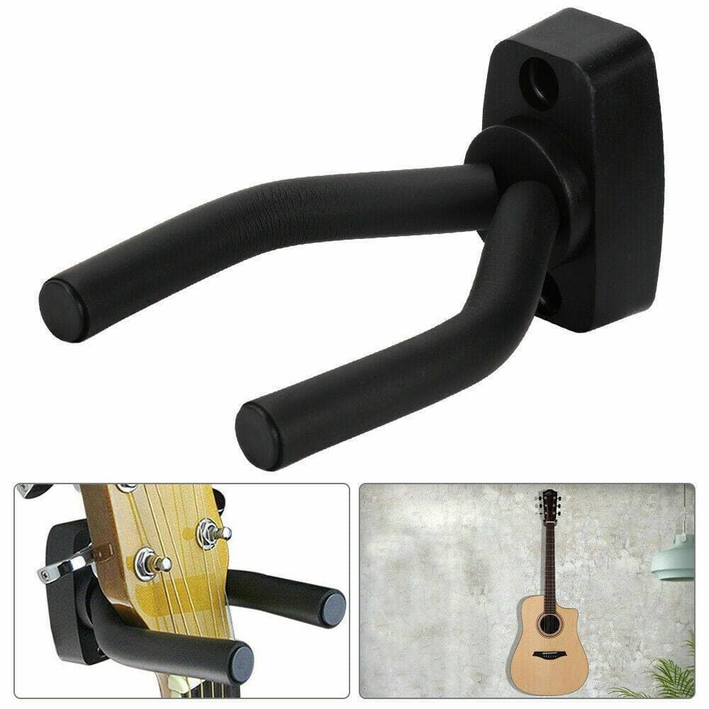 Suporte de Parede para Violão e Guitarra - Fácil Instalação (Com Buchas e Parafusos)