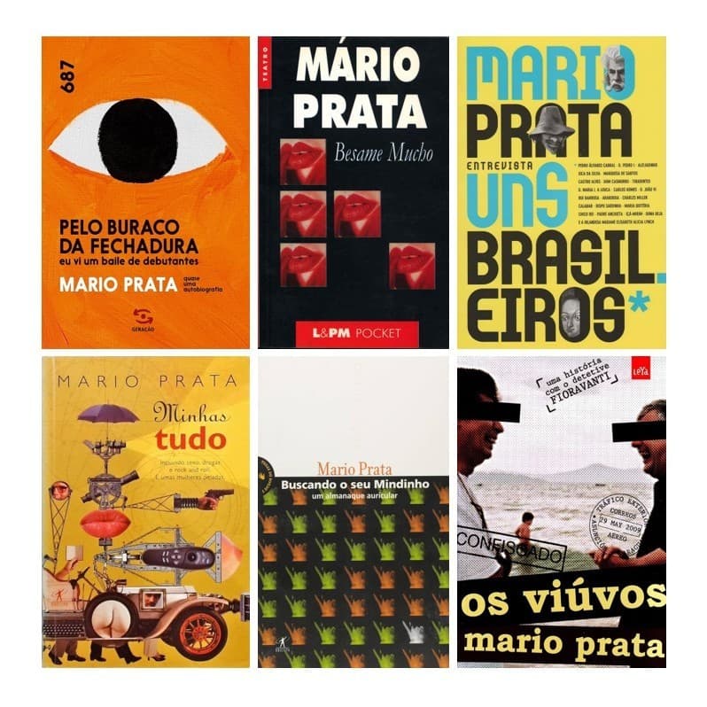 Coleção Mario Prata - Diário de um Magro / Buscando o Seu Mindinho / Besame me Mucho /  Outros
