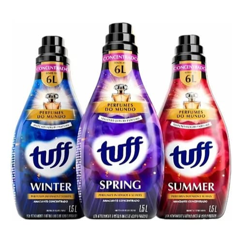 Kit Amaciante Concentrado Tuff Winter 1,5l Rende até 75 Lavagens