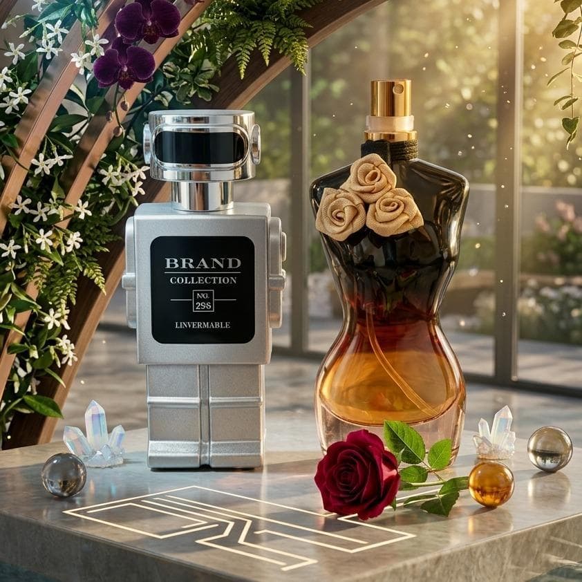 Perfume kit casal Brand Collection No 296 -324 Dia dos Namorados