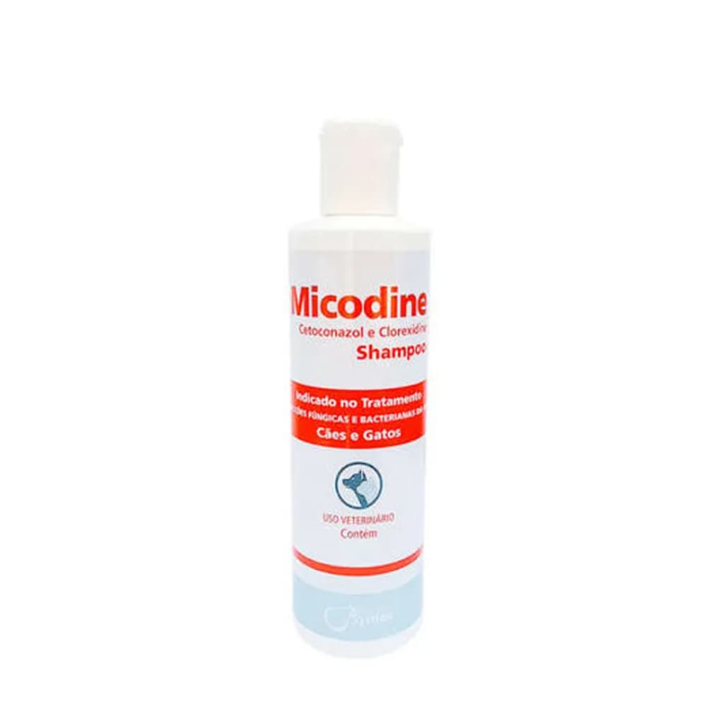 Micodine Shampoo Syntec Cães E Gatos 500ML 225ML Fragrância Neutro