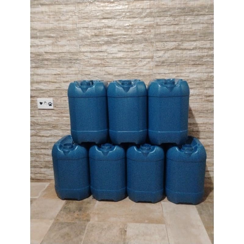 kit 7 Galão 20 Litros Plástico Bombona Reservatório Novo