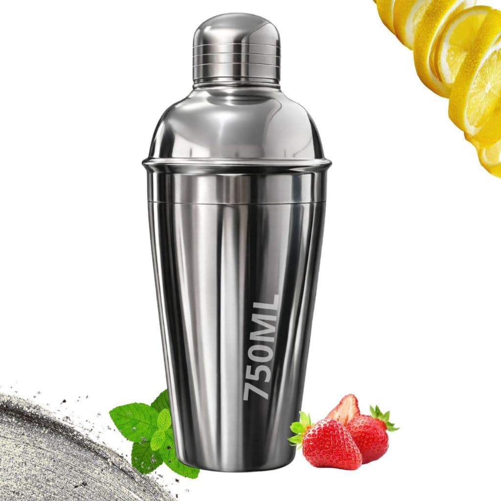 Coqueteleira Em Inox 750 ml Bebida Drink Caipirinha Bar
