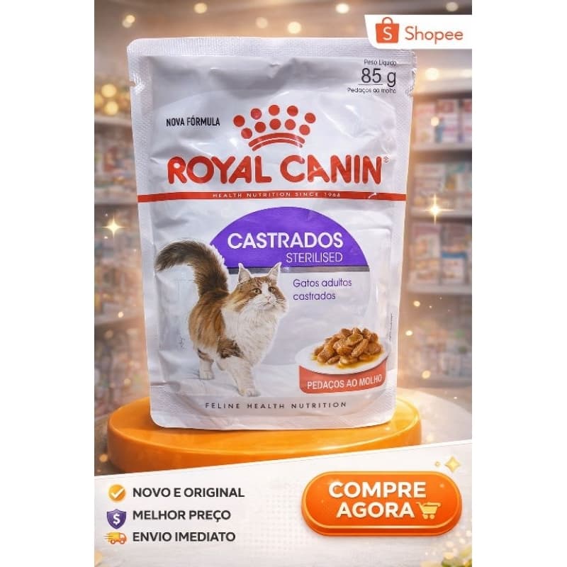 Sachê Royal Canin para Gatos adultos castrados 85g