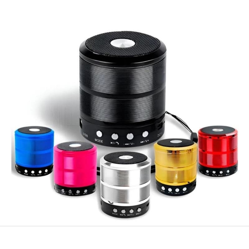 kit 6 mini caixas de som portátil Speaker 3w ( Cores sortidas)