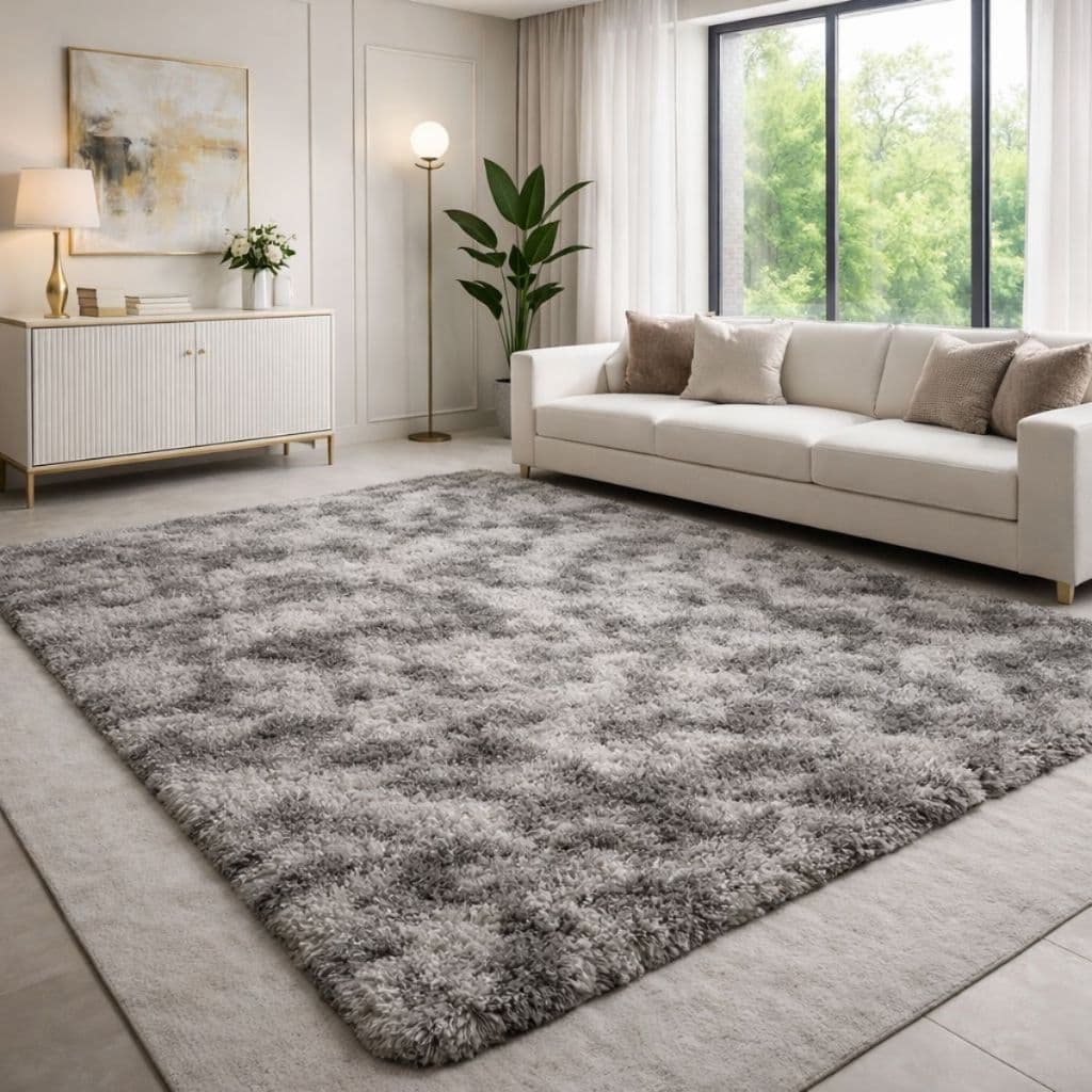 Tapete 2,00 X 1,30 Peludo Felpudo 40mm Sala Luxo Confortável Macio Fofinho
