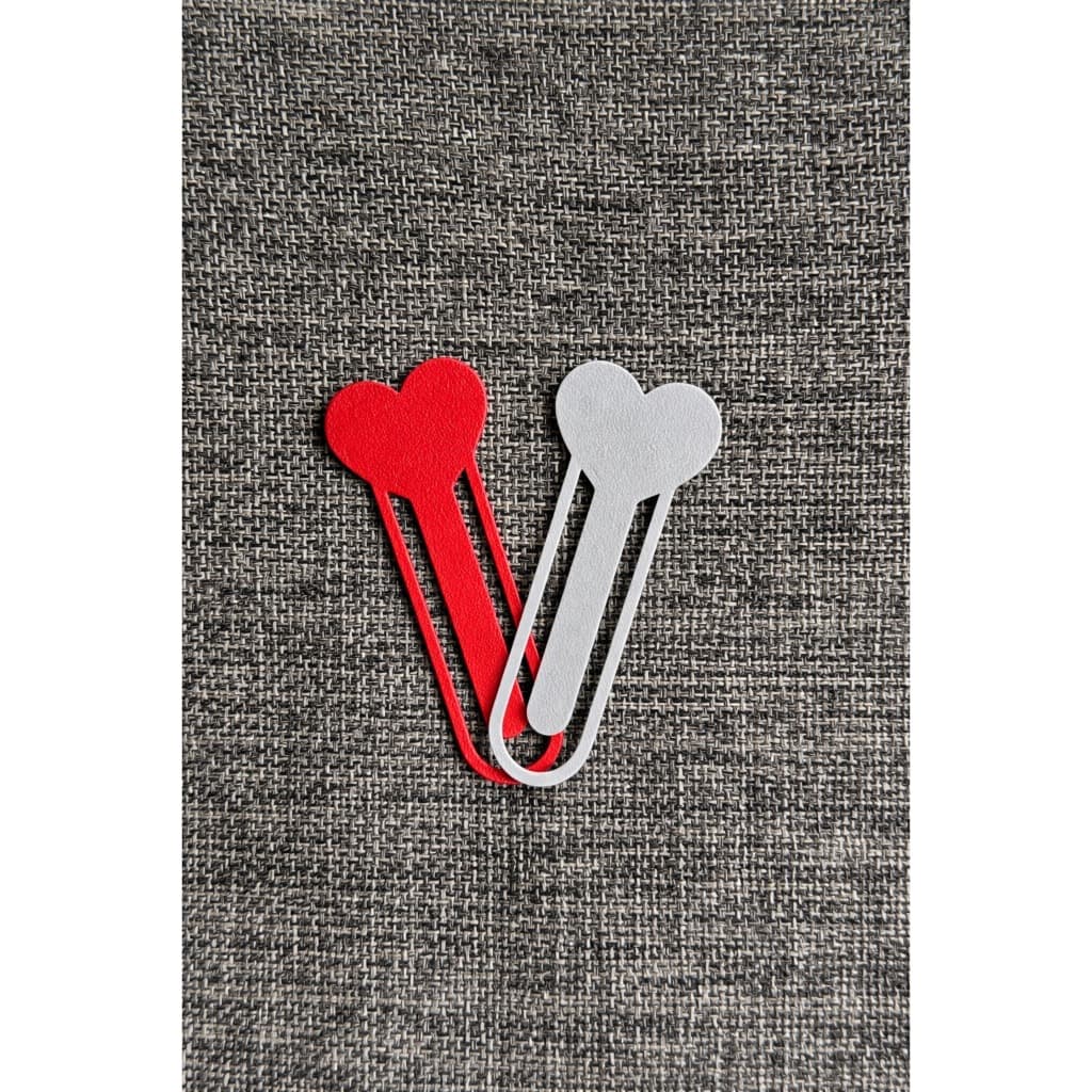 Marcador de Páginas Marca Páginas Bookmark - Coração