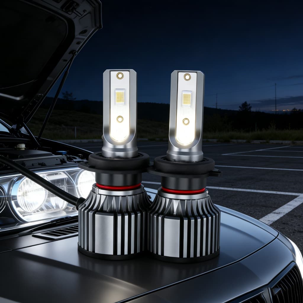 Par de Lâmpadas L2 Super Led 6500K Carros Motos 6500K Super Branca H7 Kit De Lâmpadas De Luzes Automáticas