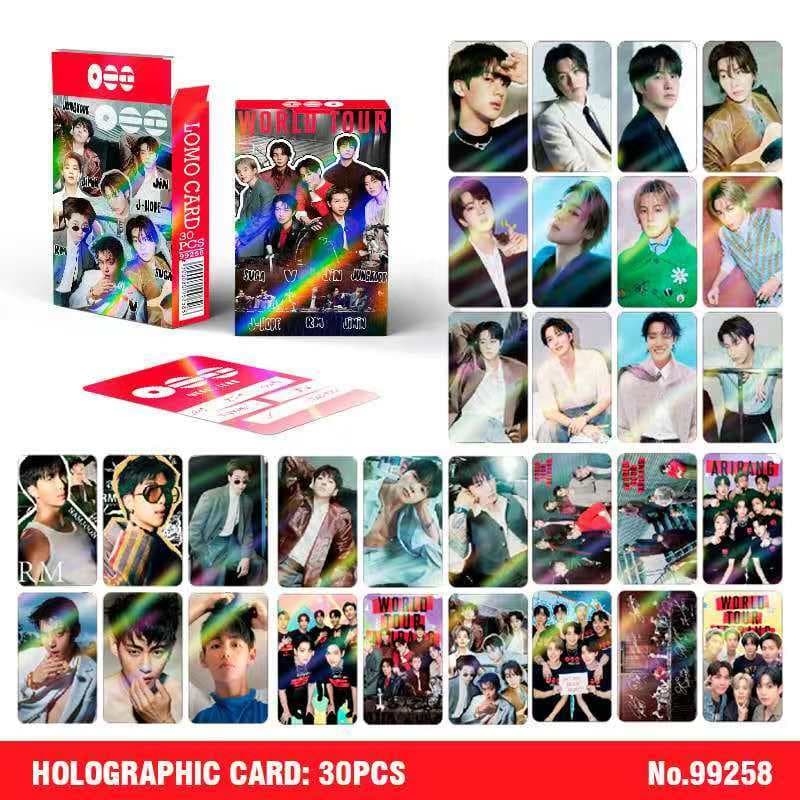 K-POP 60pcs/box com 32pcs adesivo  Photocard Pronto Para Ser Cartão LOMO Postal De Coleção