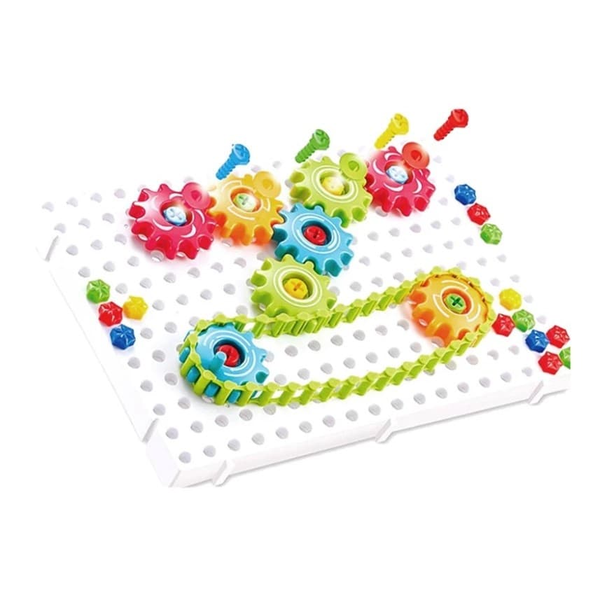 Magic Plate Bloco de Montar Educativo Puzzle Infantil