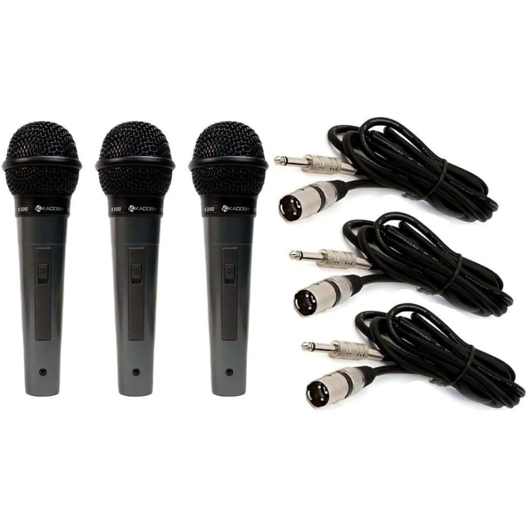 Kit Microfones Unidirecionais Kadosh K-300