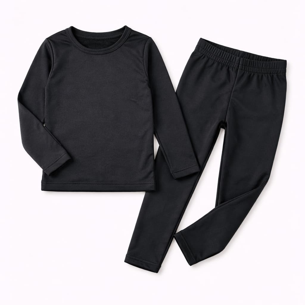 Conjunto Térmico Infantil Segunda Pele Bebe Criança Menino Menina Inverno Neve Blusa e Calça