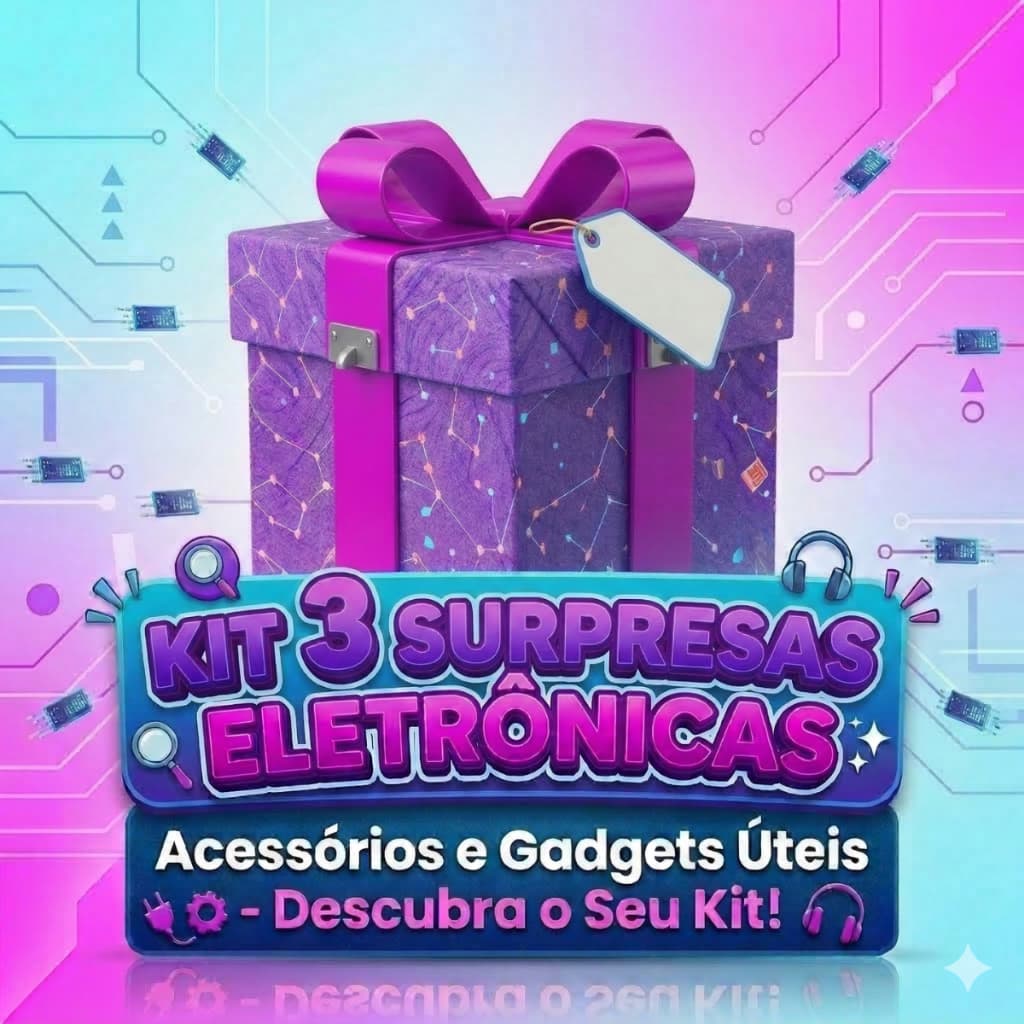 Kit Surpresa de Eletronicos e Gadgets - Combo com 3 Itens Selecionados
