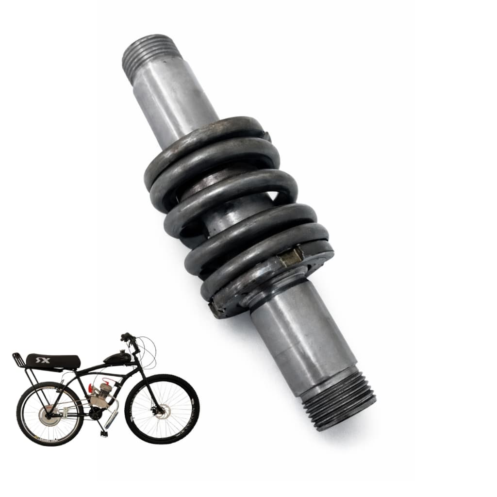 Eixo Pinhao Da Embreagem Com Mola Completo Para Bicicleta Motorizada