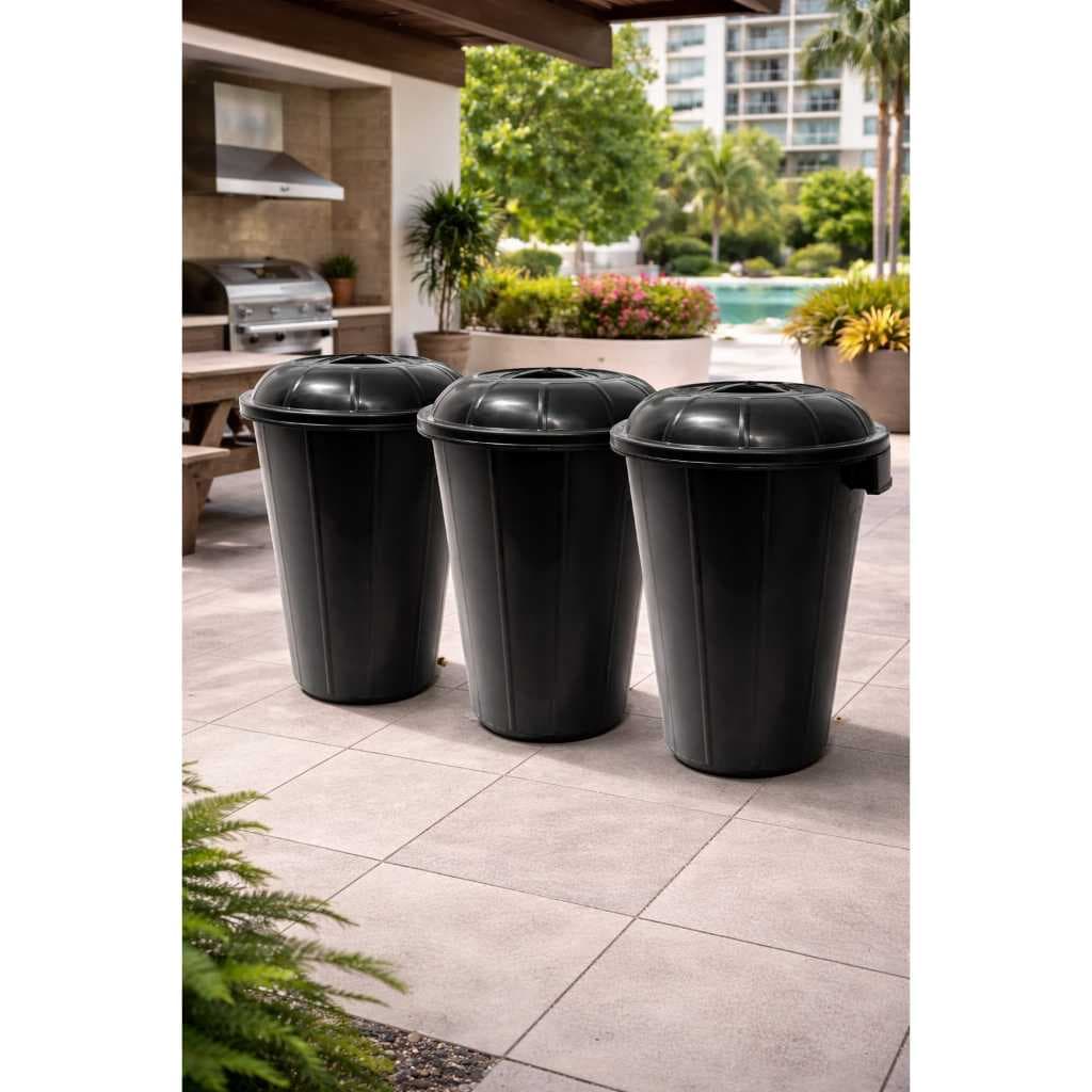 Cesto Lixeira  Reforçado Resistente + Alça Suporte Modular + Tampa Trava