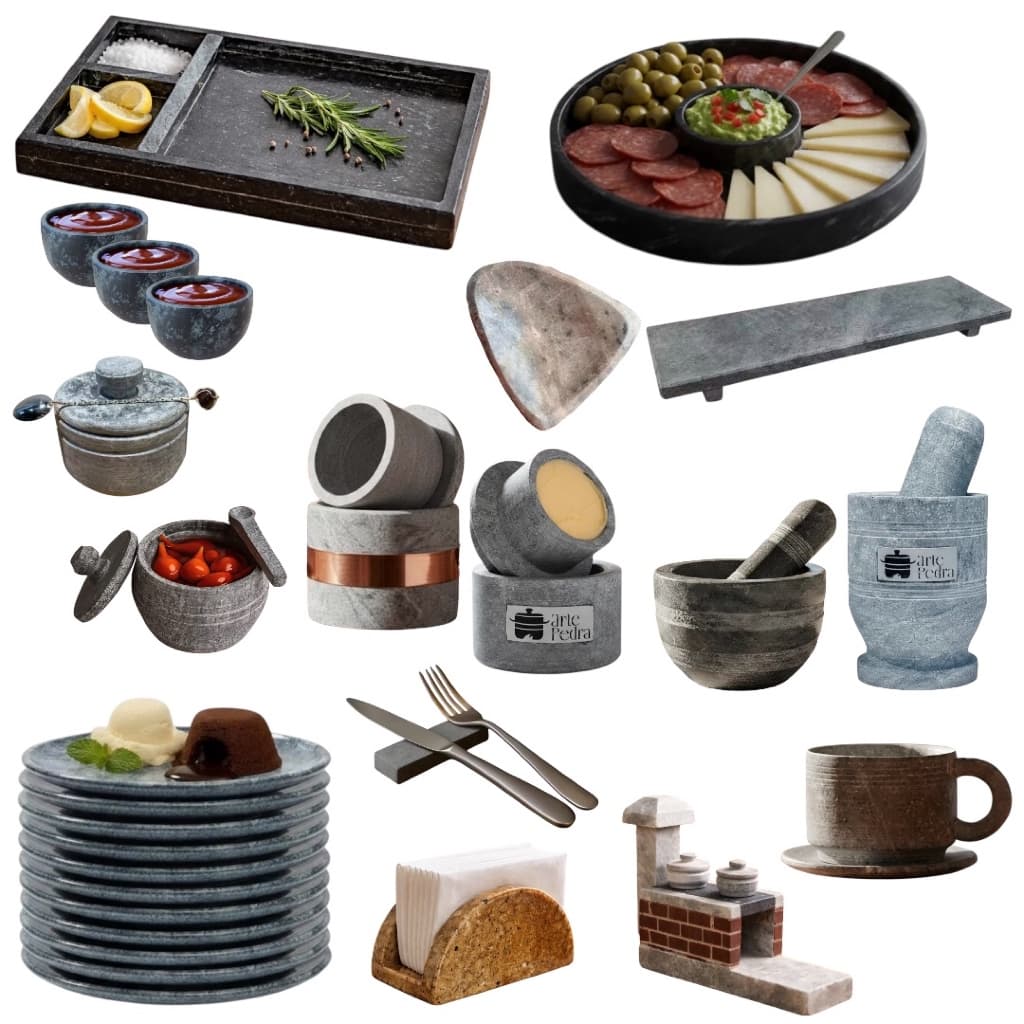 Monte Seu Kit Da Arte Pedra Condimentos Para Sua Cozinha