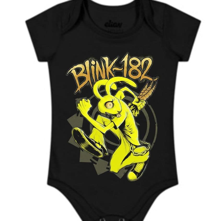Body de algodão temático Bandas de Rock'n roll