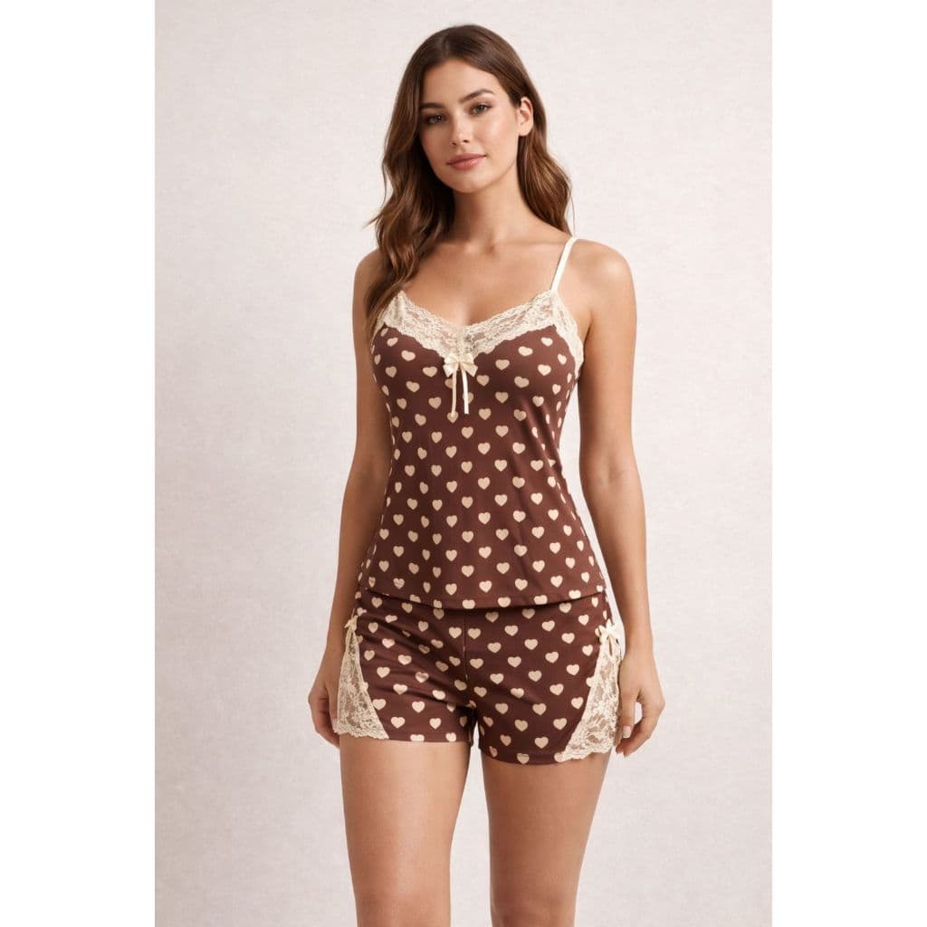 Short Doll Feminino  Baby Doll Sem Bojo Pijama Roupa de Dormir Linha Noite