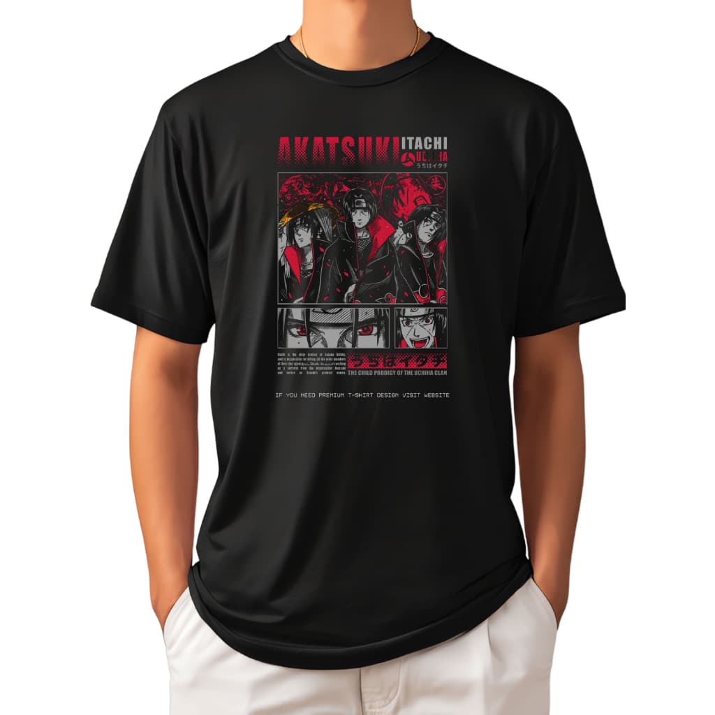 Camiseta Camisa Itachi Uchiha Naruto