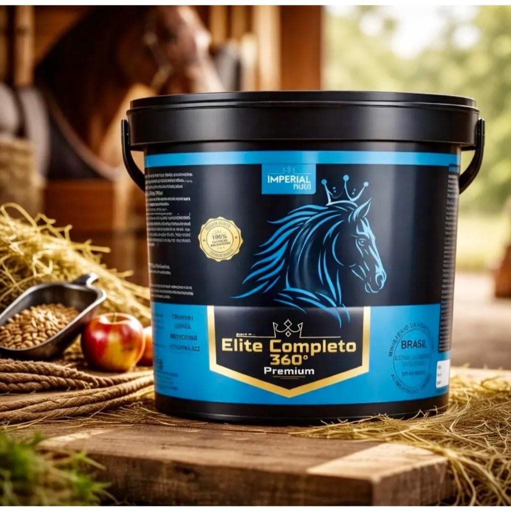 Cavalo Elite Completo 360° Suplemento Equinos Atletas 5 KG