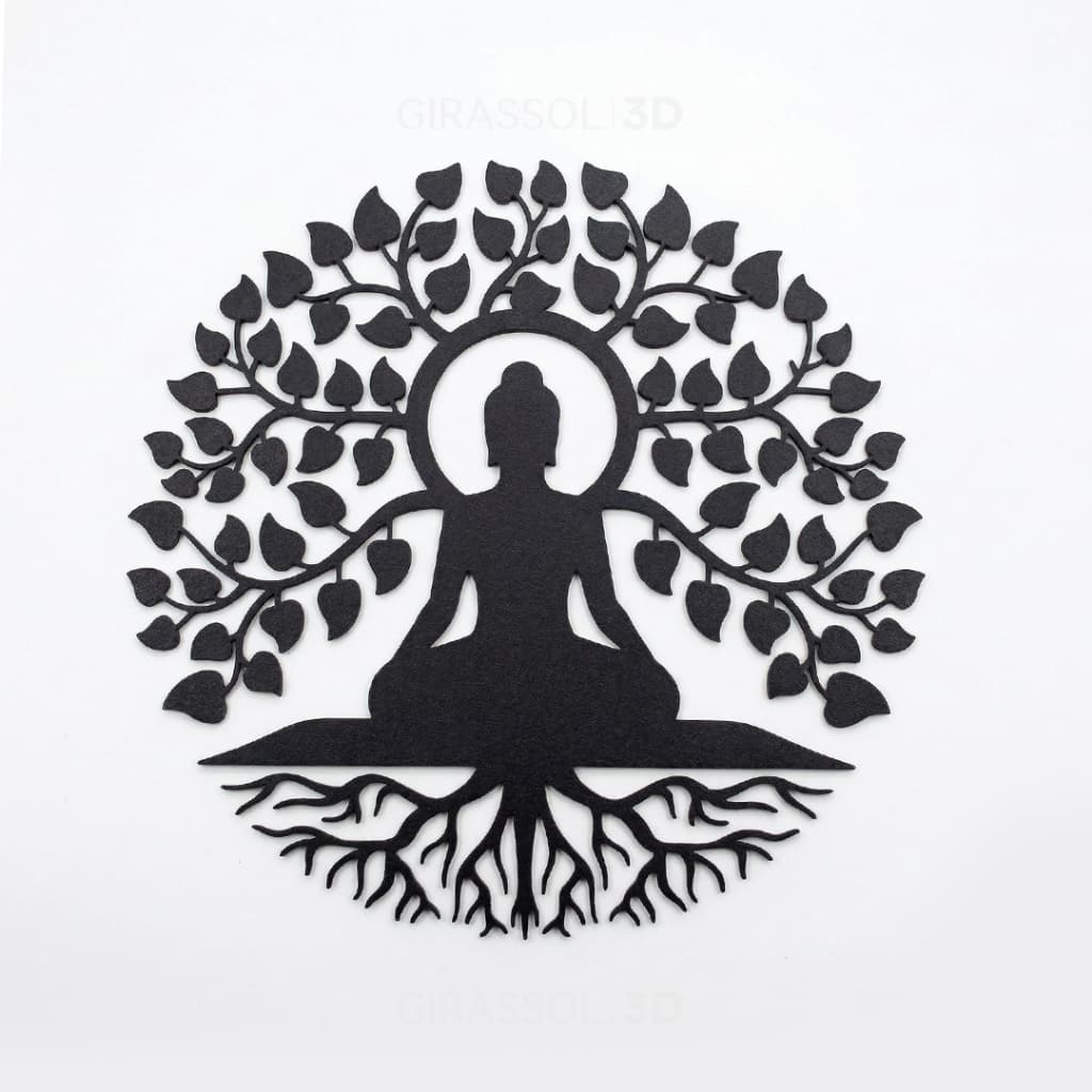 Árvore Da Vida Mandala Buda Vazado Vários tamanhos