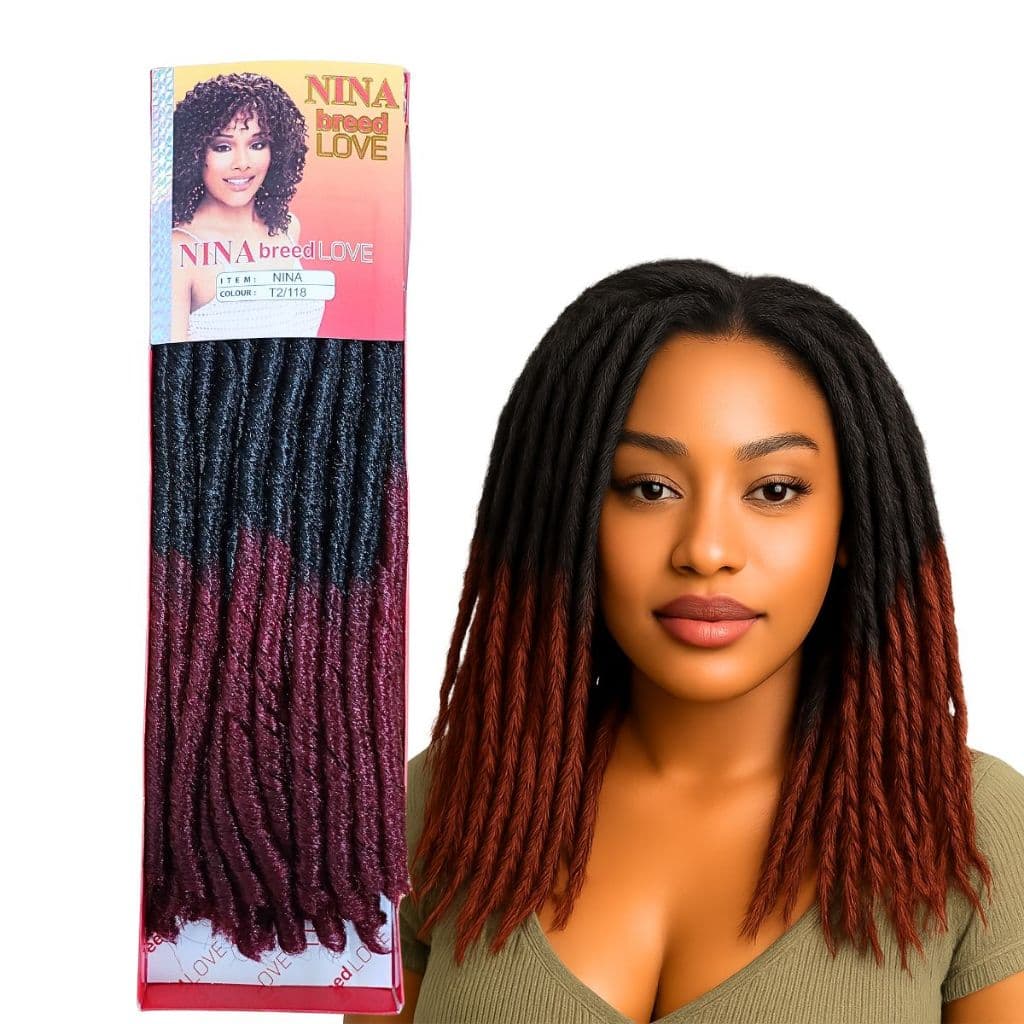 Nina Soft Dread 72g Original Cabelos Sintetico Cacheado Crochet Braids Entrelace Trança Twist Afro