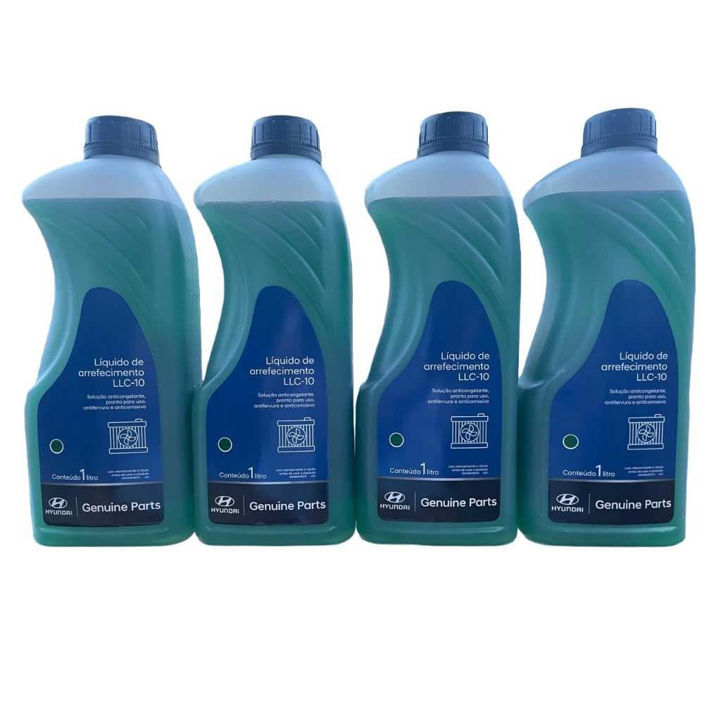 4 ADITIVO LIQUIDO DE ARREFECIMENTO ORIGINAL HYUNDAI VERDE
