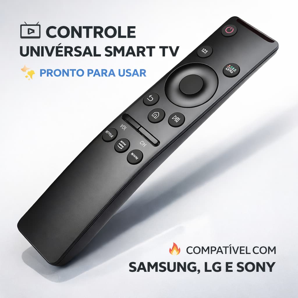 Controle Remoto Smart Tv Compativel Samsung 4k  Substituto Compatível