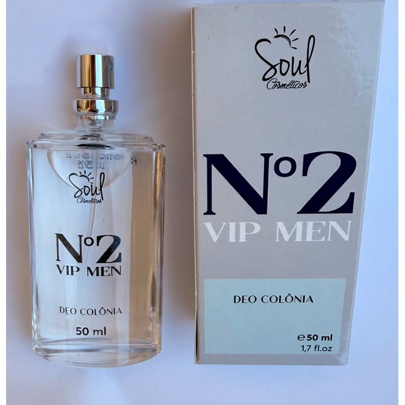Perfume Masculino Nº 2 VIP MEN 50ml - Soul Cosméticos Original