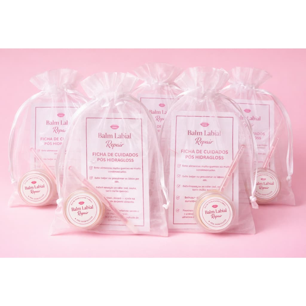 Kit Home Care Pós Hidragloss Premium – Balm + Cuidados Labiais