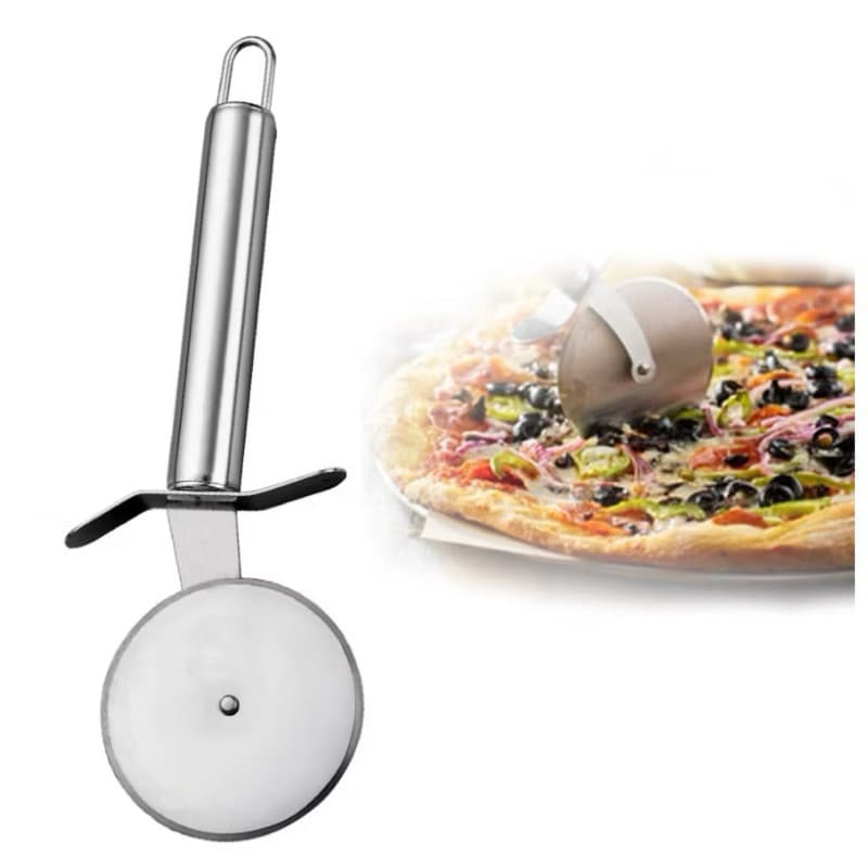 Cortador de Massa Lisa - Carretilha Inox 1 Peça: Durável, Fácil de Usar e Fácil de Limpar