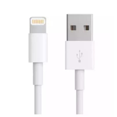 Cabo Lightning Usb Carregador Iphone branco apenas o cabo de carregamento CELULAR