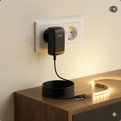 Fonte de Alimentação 12V 3A Para Fita de Led Neon Kapbom KAP-1180