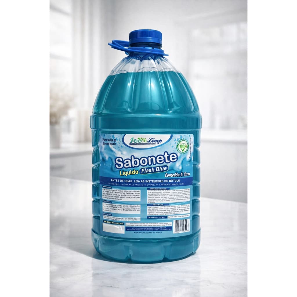 Sabonete Líquido Fragrância Fresh Blue – 5L ou 2L Aroma de Perfume Famoso