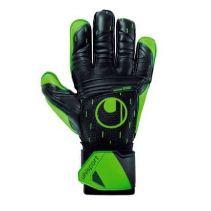 Luva Goleiro Semi Pro Uhlsport Classic Soft Advanced - Preto/Verde