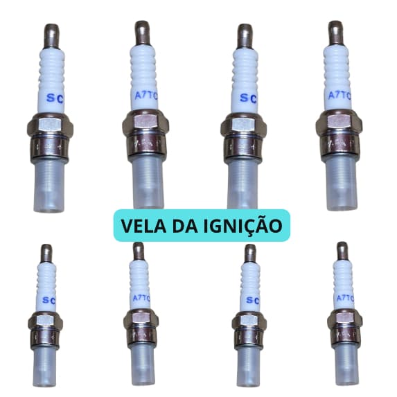 Vela da Ignição para Motos Shineray Phoenix Gold / Phoenix+ / XY 50 / Jet 50 / Jet 50S