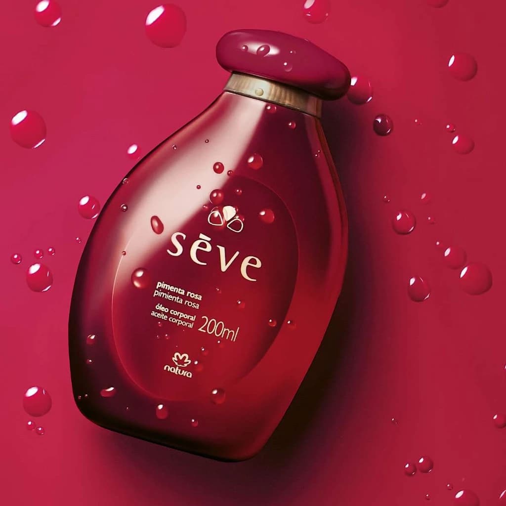 Óleo Desodorante Corporal Sève Pimenta Rosa (COMPLETO E REFIL) - NATURA