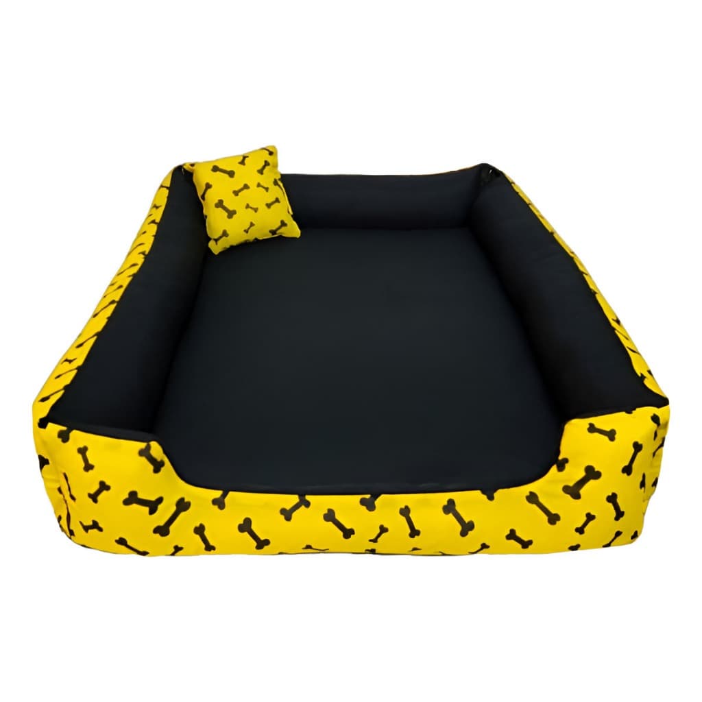 Caminha para Cães Cama Retangular Para Pet Até 28Kg Com Zíper Resistência e Praticidade