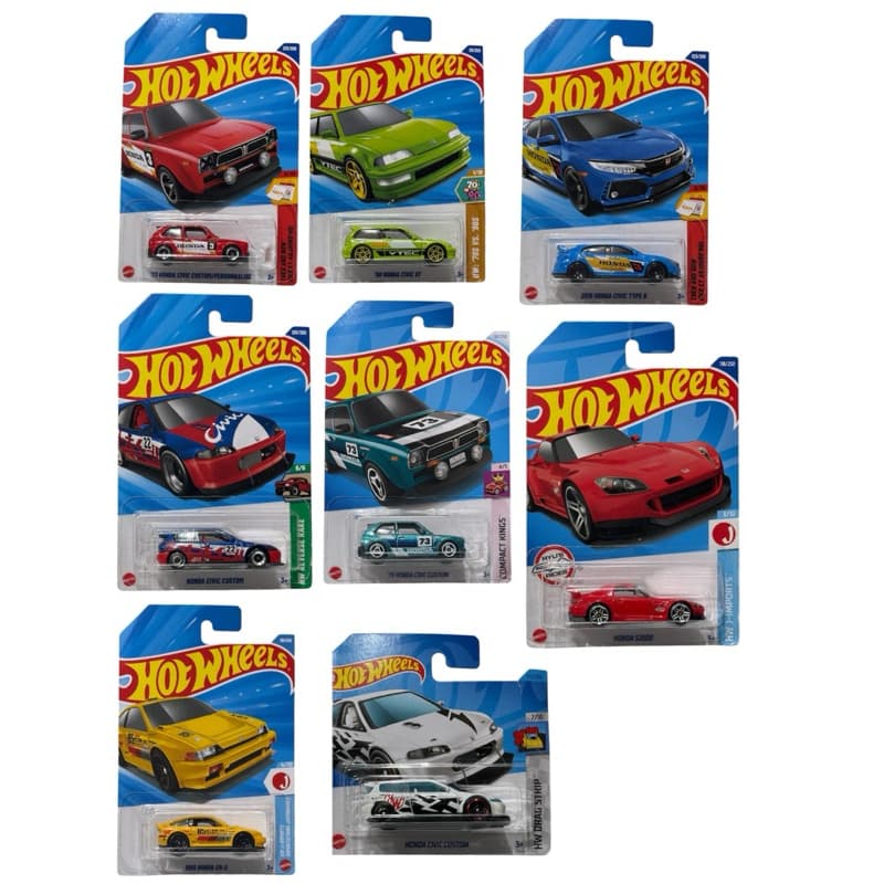 Carrinho Hot Wheels Honda Civic Type / Hot Wheels Honda S2000 / Hot Wheels Honda Custom - Escolha seu!