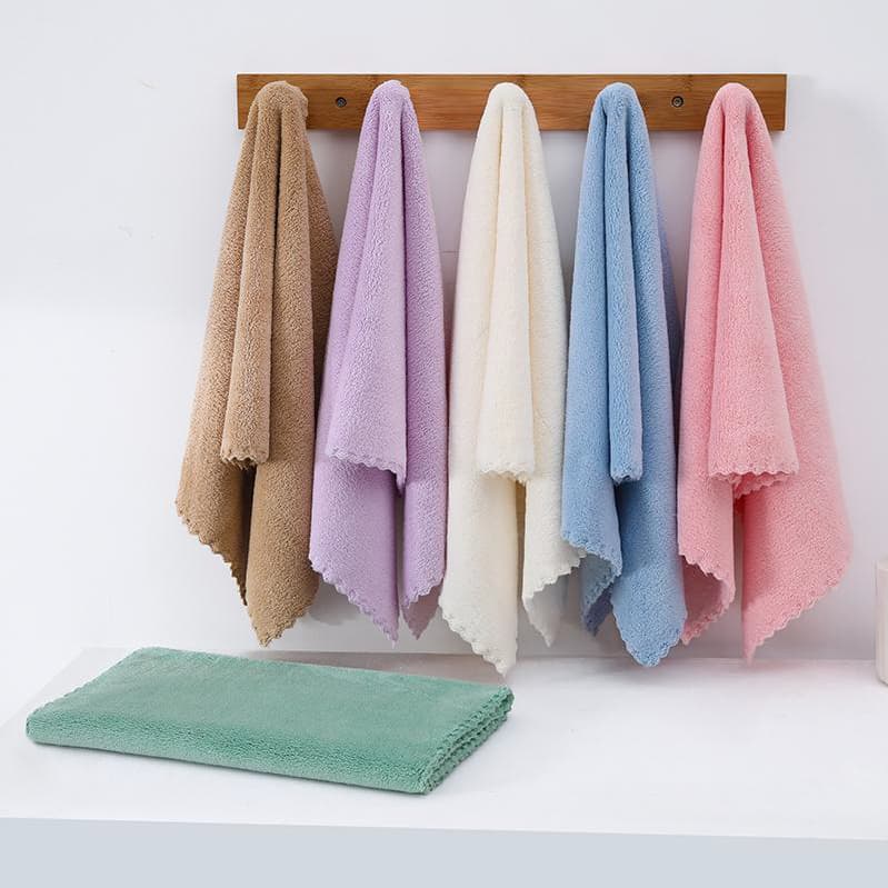 VEQE Toalha de Rosto e Mãos 35x75cm Super Macia, Absorvente